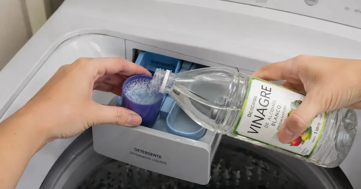 1/2 Tasse Essig zum Waschmittel: Was der Trick in der Waschmaschine bewirkt