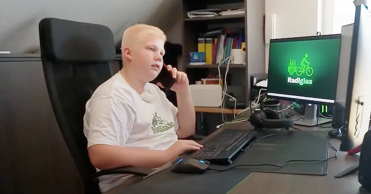 12-Jähriger baut Altglas-Service per E-Bike auf: Fast 5 Millionen Video-Aufrufe
