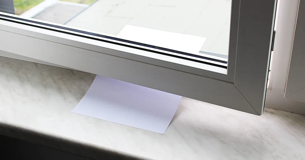 2 einfache Tests entlarven undichte Fenster: So prüfen Sie Rahmen ohne Werkzeug