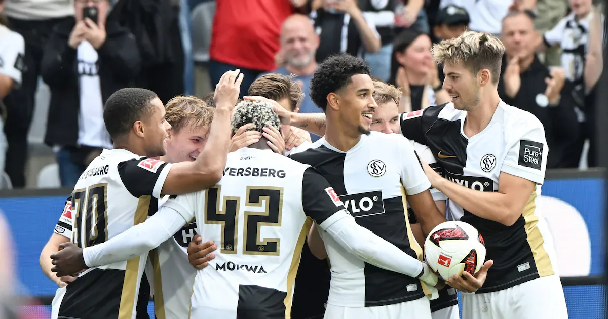 2 Tore in 9 Minuten: SV Elversberg düpiert Leverkusen beim historischen Bundesliga-Debüt