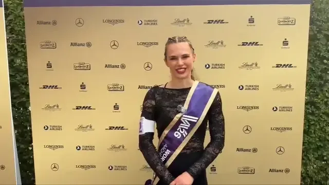 Alice Layher bei der Voltigier-WM