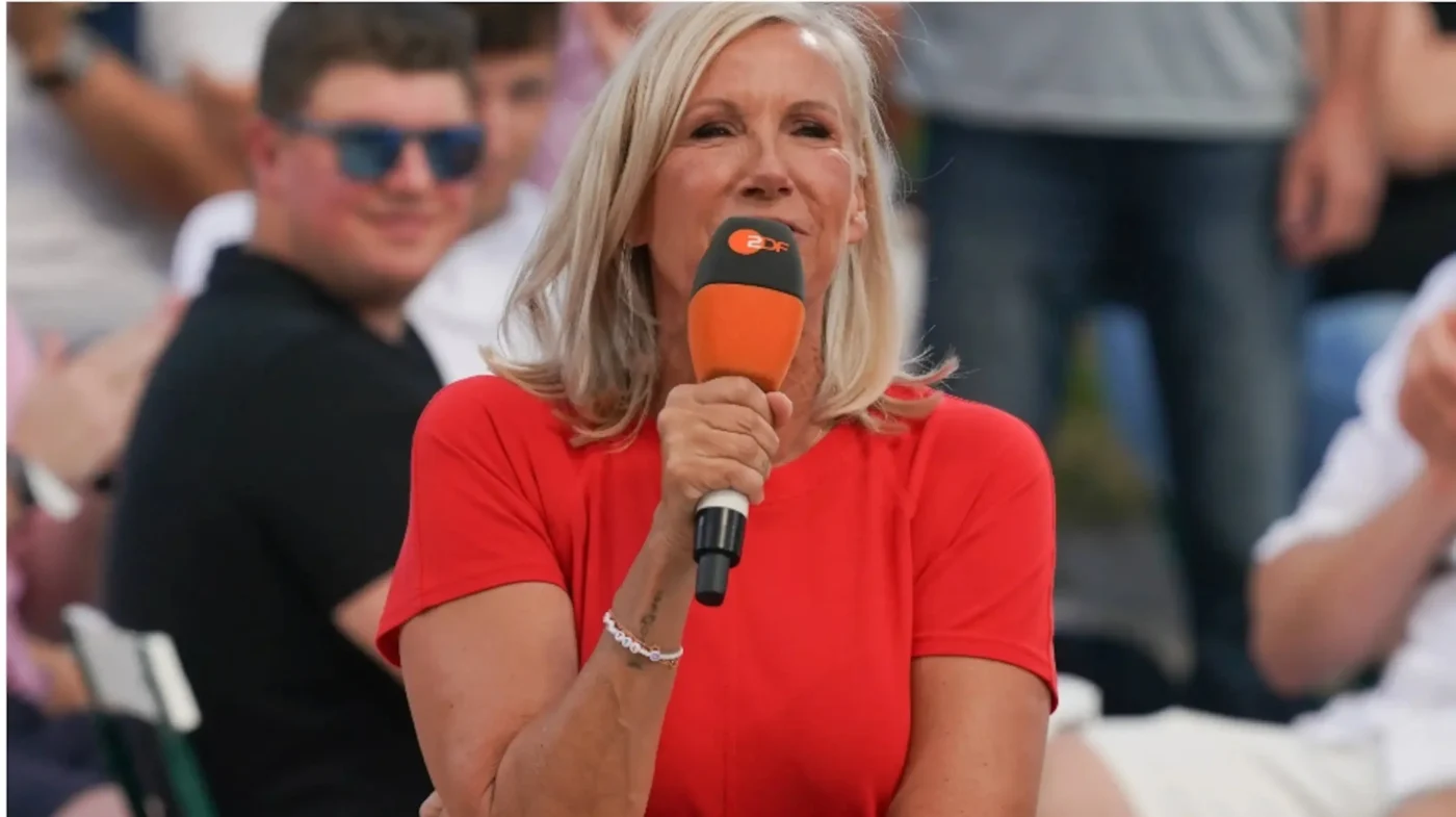 Andrea Kiewel in der Ausgabe des „Fernsehgartens” vom 26. Juli