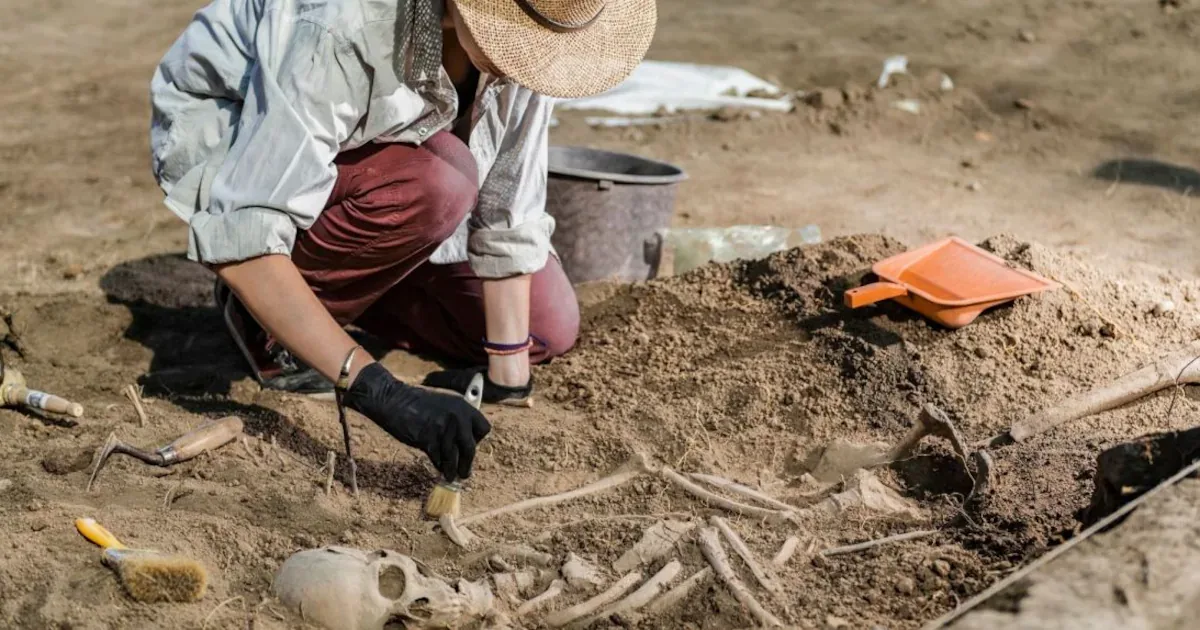 Archäologen finden mysteriöse 3-Meter-Grube mit Skelett in Schottland
