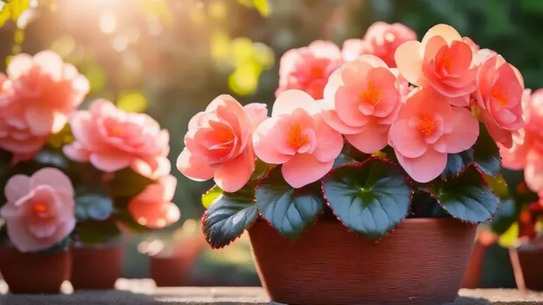 Begonien, jardinería