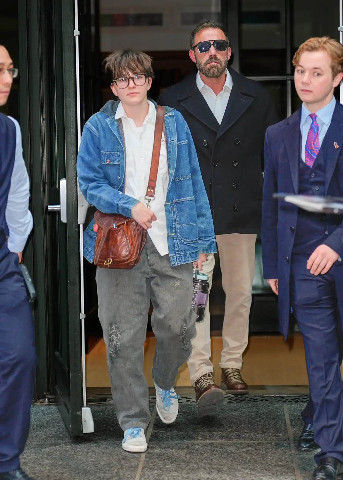 Ben Affleck und Fin Affleck am 26. März 2026 in New York City.