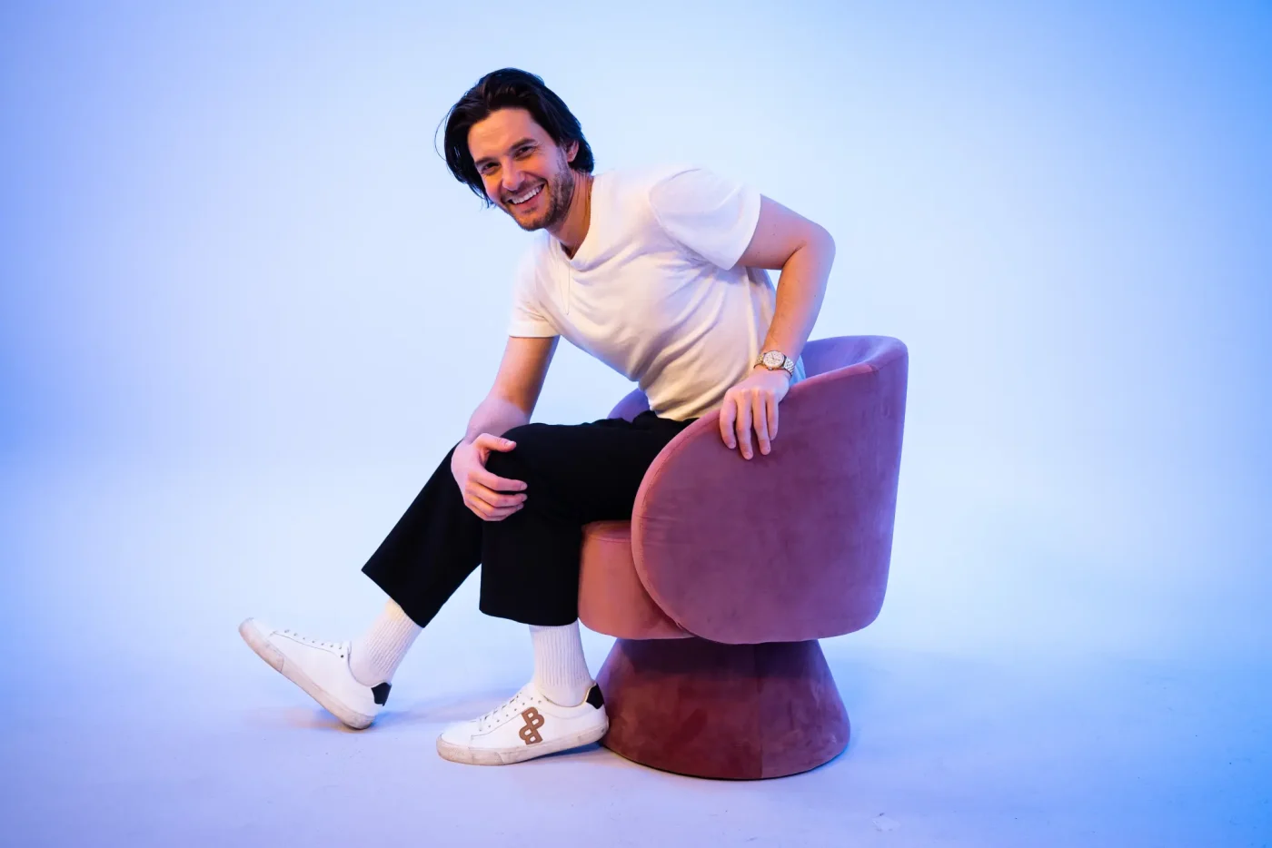 Ben Barnes, English actor and singer, photographed at the New York Post.