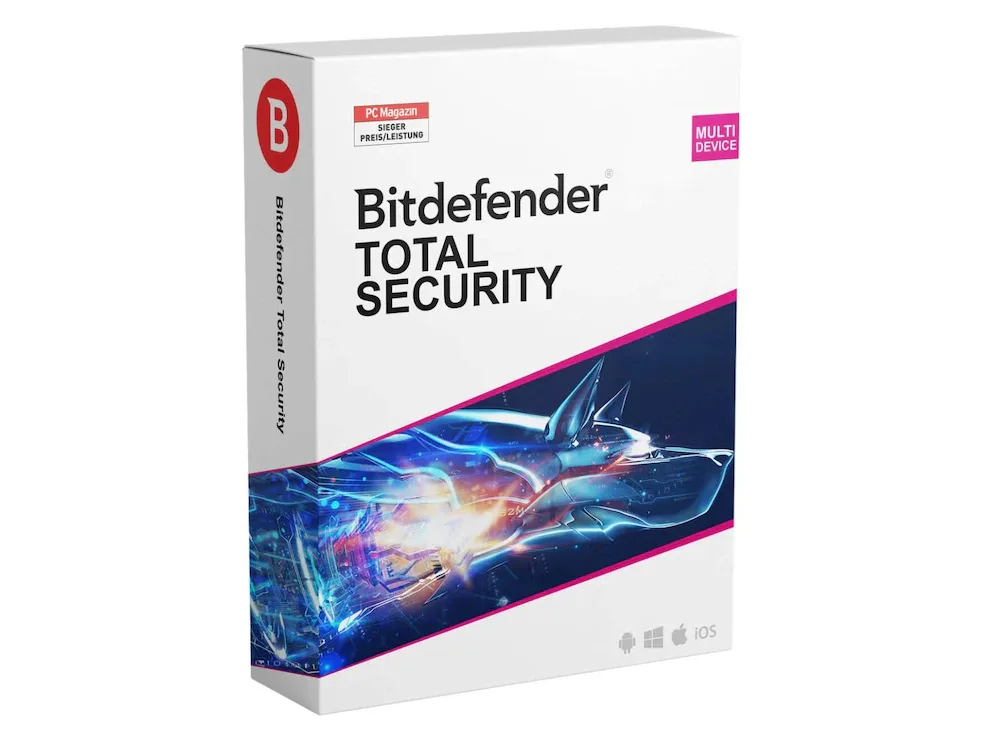 Bitdefender Total Security 3 Geräte - 1 Jahr