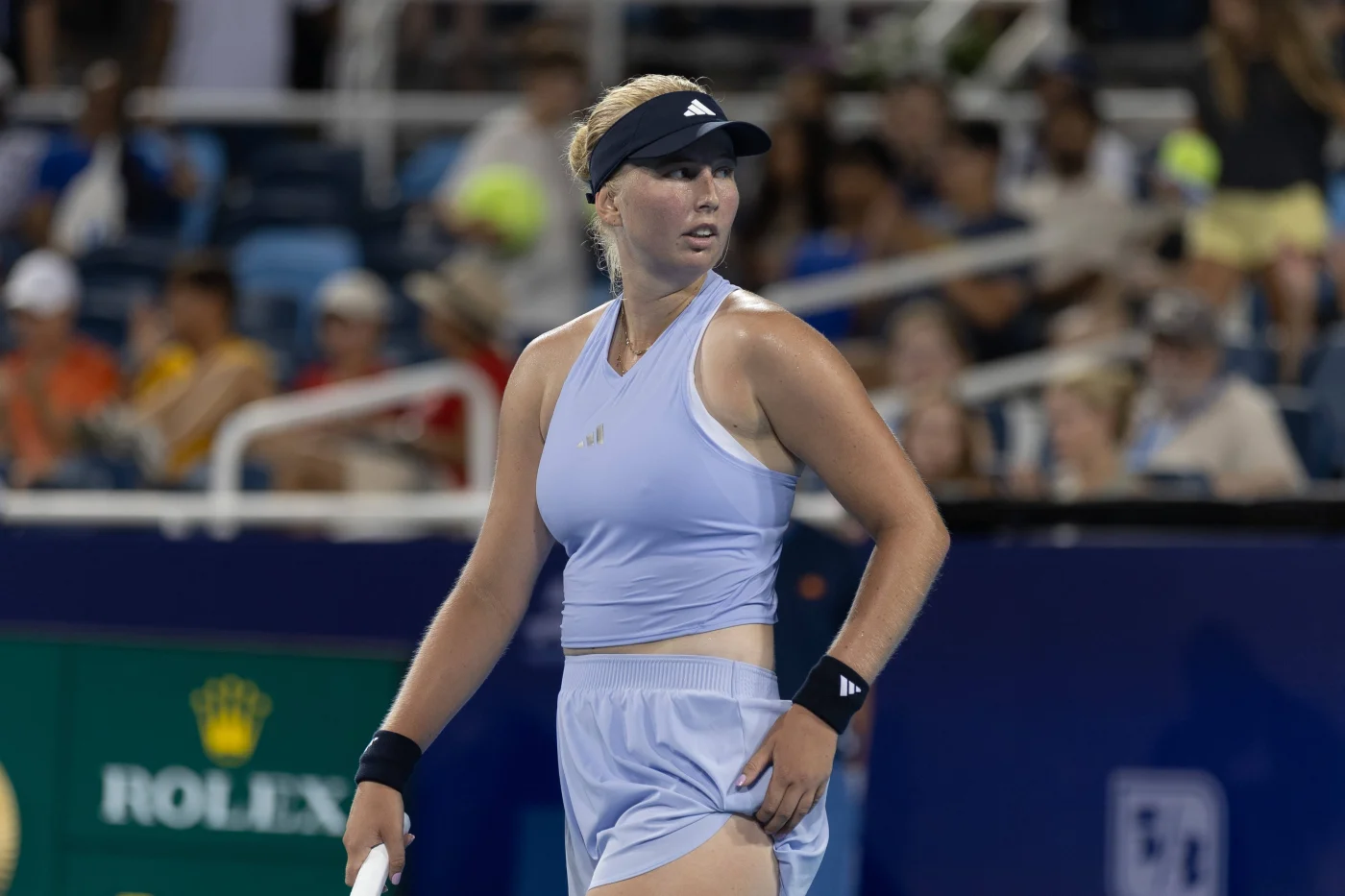 Clara Tauson führte den Test während des WTA-Turniers in Cincinnati durch