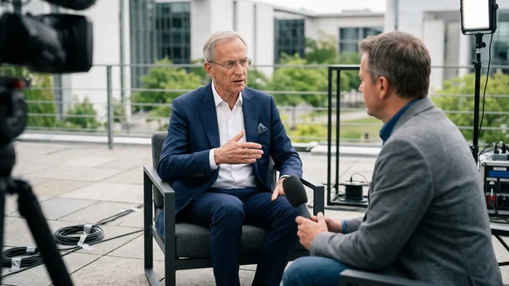 Friedrich Merz im Gespräch mit Markus Preiß