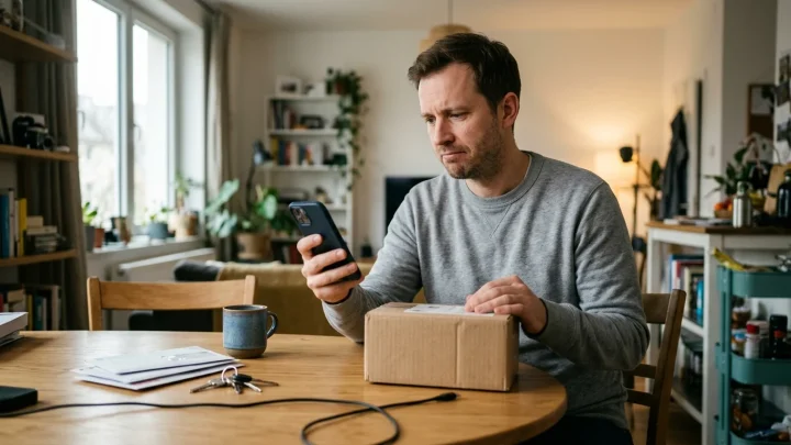 Gefälschte Hermes-Webseite für Phishing-Betrug