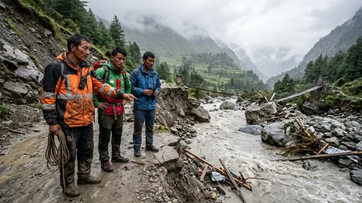 Sturzflut im Himalaya