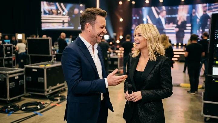 Florian Silbereisen und Esther Sedlaczek moderieren gemeinsam die Goldene Henne