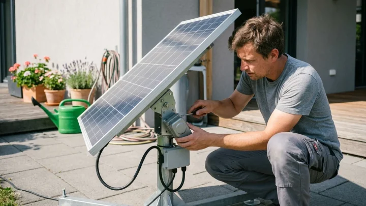 Solarmodule eines Balkonkraftwerks