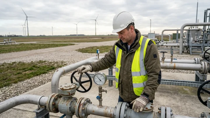 Symbolgrafik zur Energiewende und Speichertechnik
