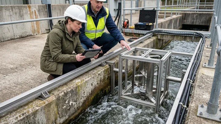 Modulares Wasserkraft-System für künstliche Kanäle