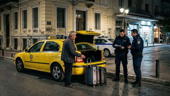 Die griechische Polizei nahm den 38-jährigen Fahrer auf Grundlage eines Haftbefehls fest.