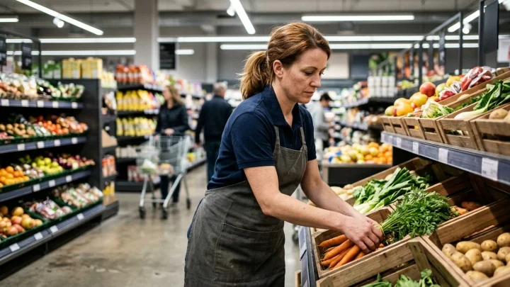 Regale Supermarkt