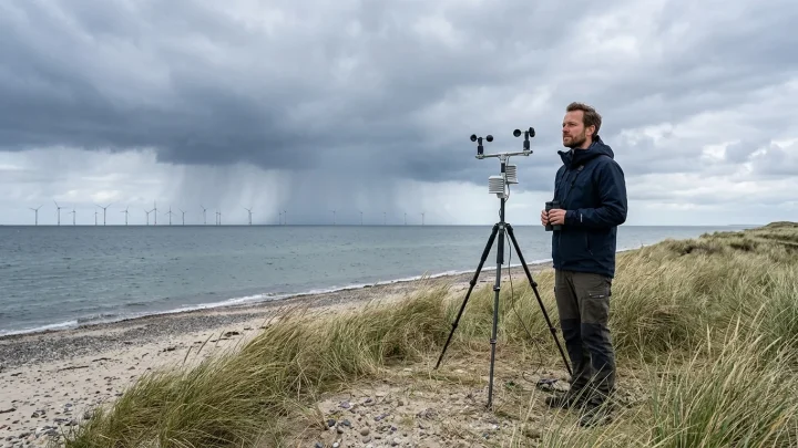 Offshore-Windpark-Flächen auf dem Meer