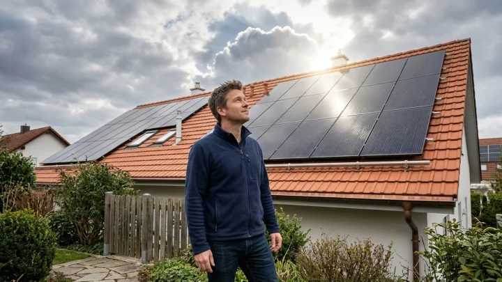 Kleines Kraftwerk Solaranlage