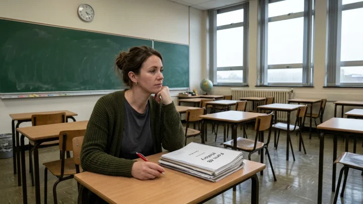 Leeres Klassenzimmer
