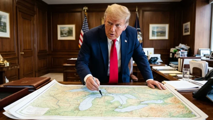 Donald Trump spricht über die Beziehungen zu Kanada