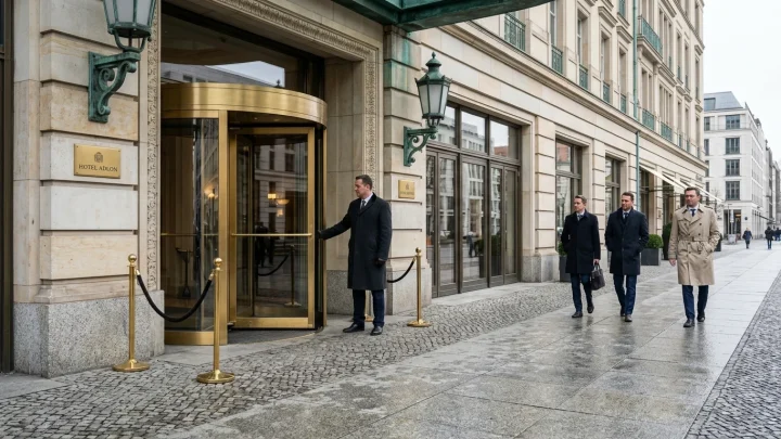 Außenansicht des Hotel Adlon Kempinski am Pariser Platz in Berlin