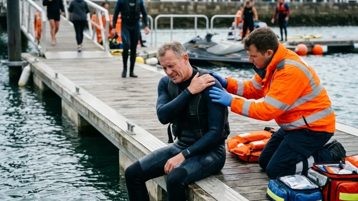 Stefan Raab und Ralf Schumacher bei der Jetski Star WM