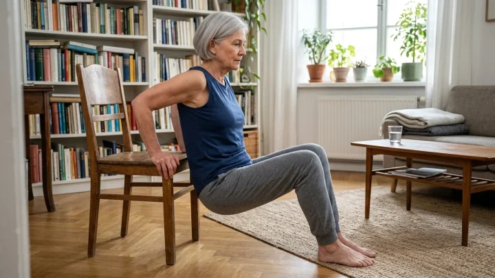 Armtraining zu Hause zur Stärkung der Muskulatur ab 60