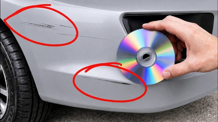 Kratzer im Autolack entfernen: Der ungewöhnliche Trick mit der CD