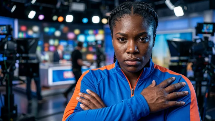 Kugelstoßerin Yemisi Mabry bei den Leichtathletik-Europameisterschaften.