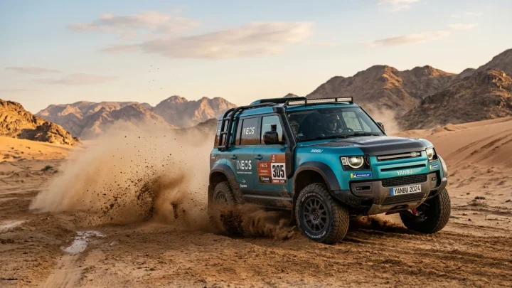 Land Rover Defender Dakar Präsentation bei der Monterey Car Week