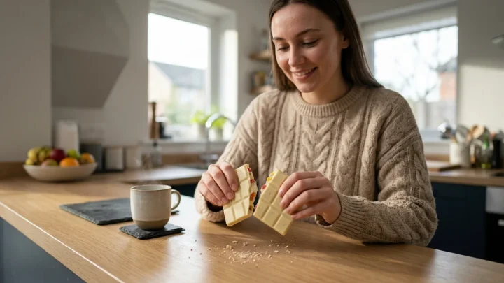 Ritter Sport Schokolade kombiniert mit Haribo Pico-Balla Fruchtgummi