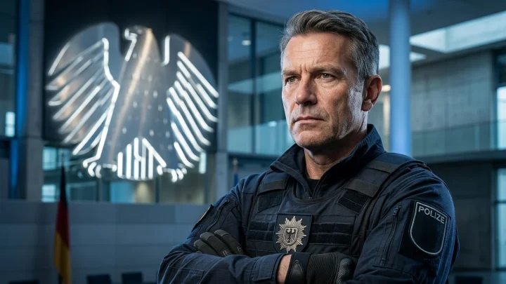 Sven Hüber, stellvertretender Bundesvorsitzender der Gewerkschaft der Polizei.