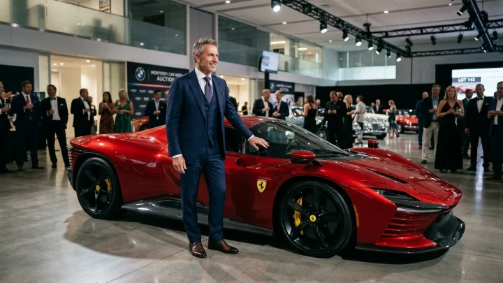 Ferrari Luce bei der Auktion während der Monterey Car Week