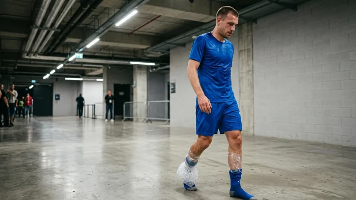 Timo Becker verletzt im Schalke-Trikot am Boden