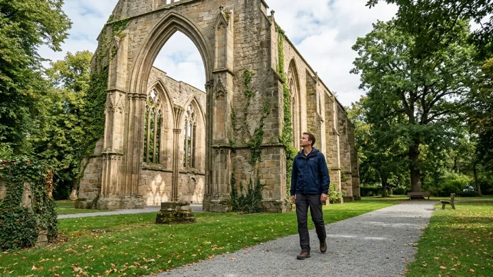 Die Stiftsruine Kleine Marienkirche in Lippstadt im Grünen