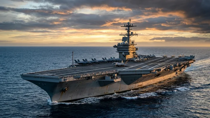 Der Mehrzweckflugzeugträger Juan Carlos I der spanischen Marine.