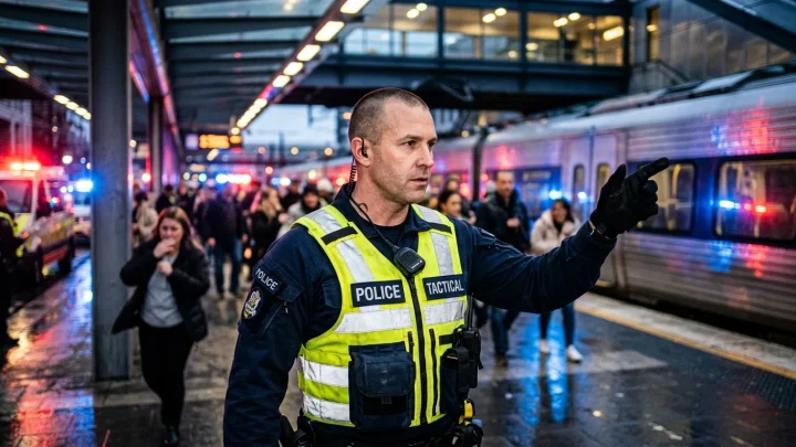 Polizeieinsatz am Bahnhof Treuchtlingen nach Fund eines verdächtigen Gegenstands.