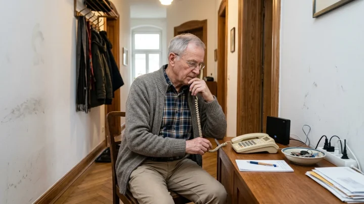 Ein klassisches Festnetztelefon