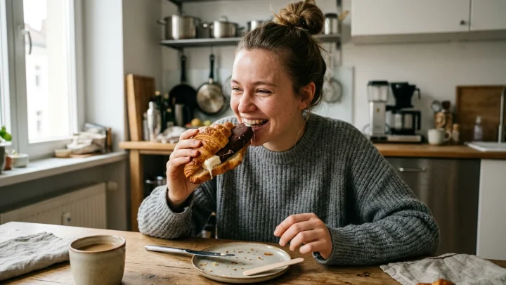 Eis-Croissant Trend in Supermärkten
