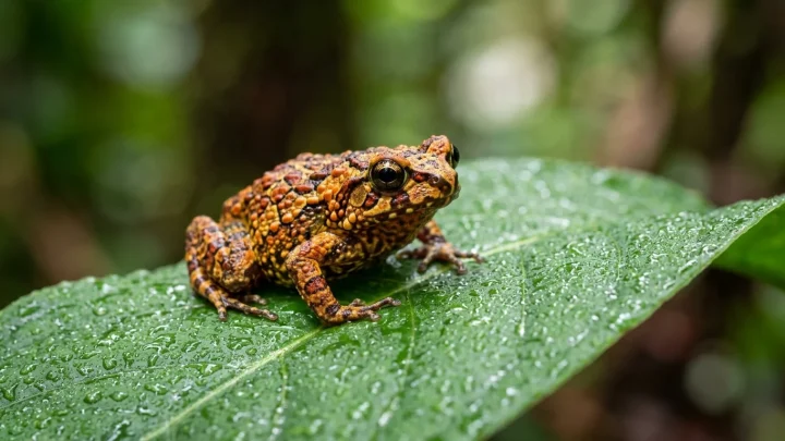 Eine der neu entdeckten Rhombophryne-Froscharten auf Madagaskar.