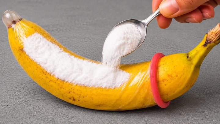 Warum Sie Natron auf eine Banane streuen sollten: Der überraschende Haushaltstrick