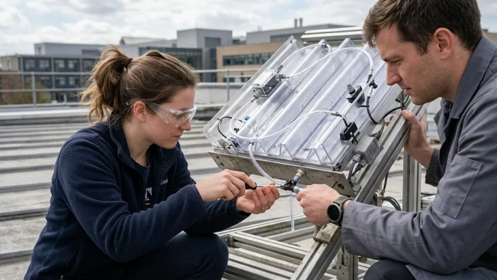 Kleines Kraftwerk Solarmodul