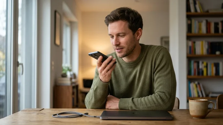 Smartphone zeigt die Übersicht von Messenger-Gruppen und aktuellen Kanälen