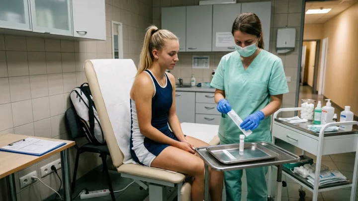 Clara Tauson führte den Test während des WTA-Turniers in Cincinnati durch