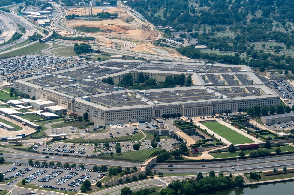 Das Pentagon in Washington aus der Luft.