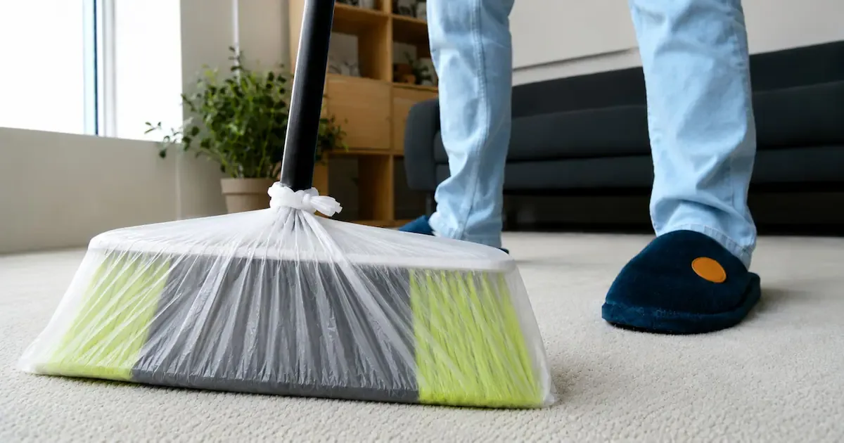 Der einfache Trick mit der Plastiktüte: Warum Ihr Besen bisher falsch funktionierte