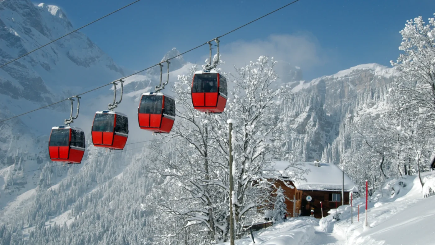 Der Gondelbetrieb in Braunwald