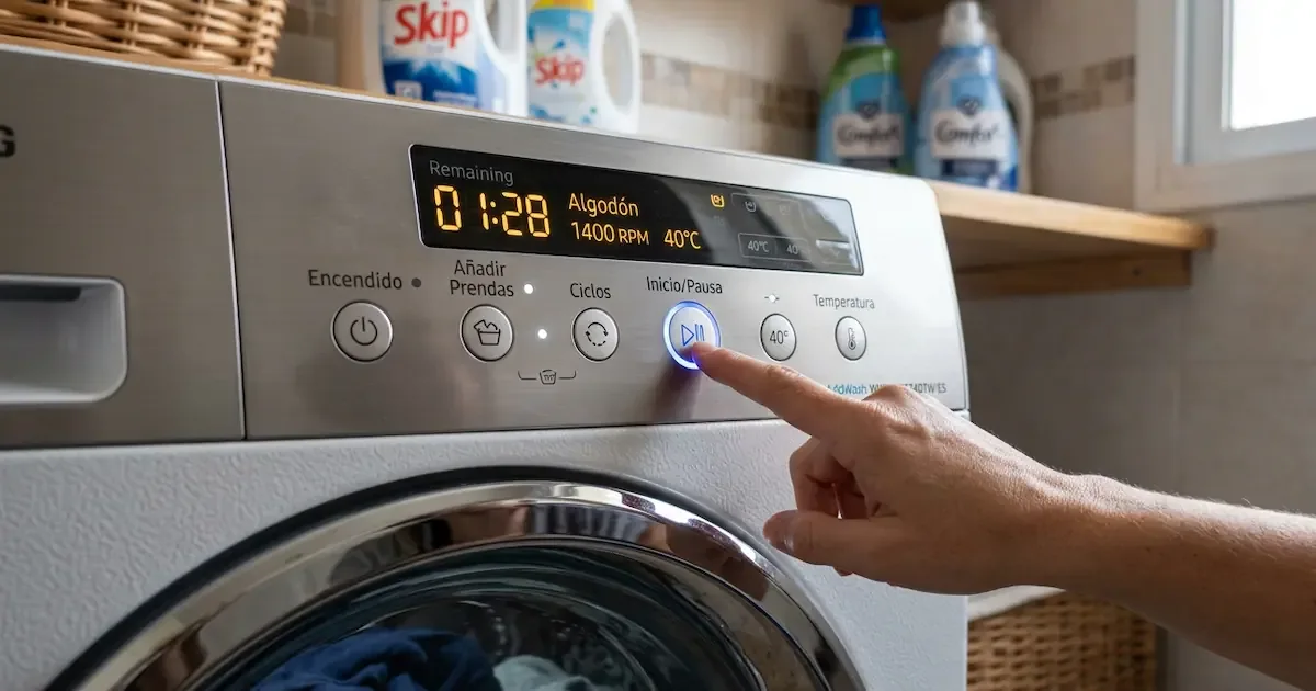 Die verborgene Funktion Ihres Waschmaschinen-Buttons: Das bewirkt das lange Drücken wirklich
