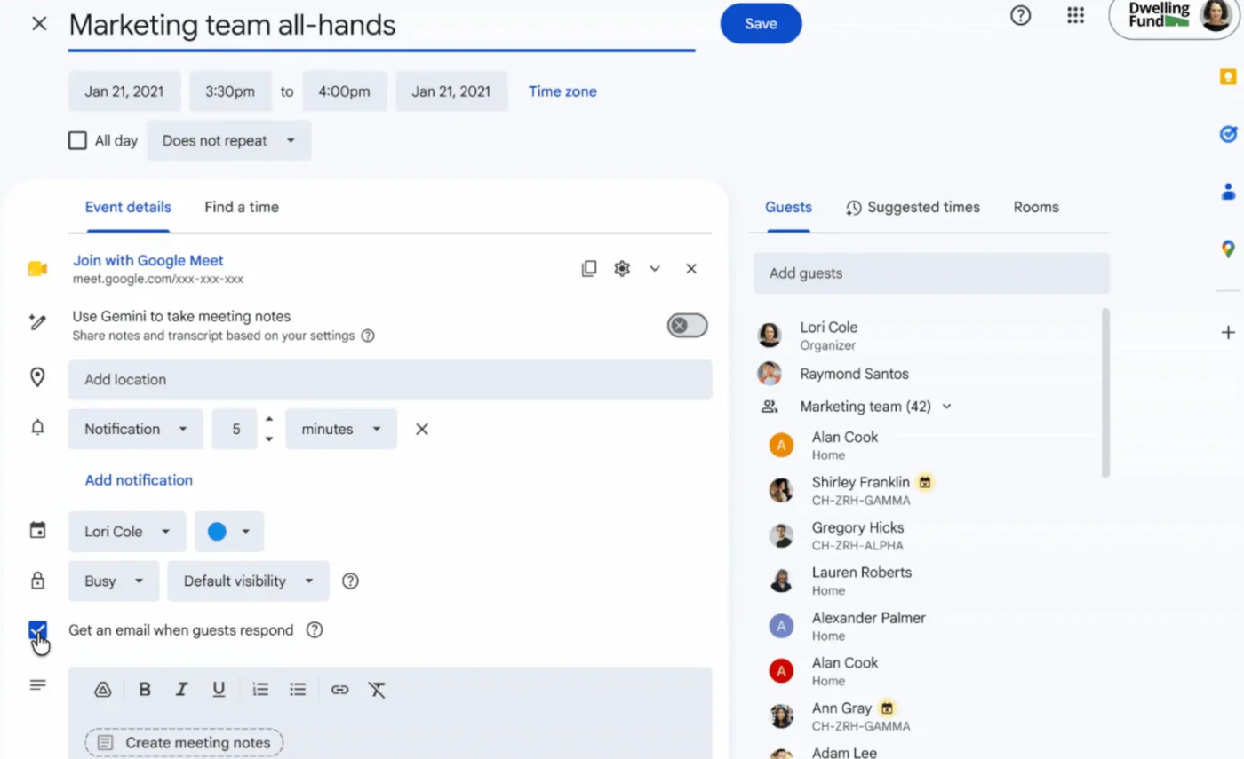 Eine Deaktivierung des Häckchens verhindert, dass eine Mail-Flut auf User zukommt.